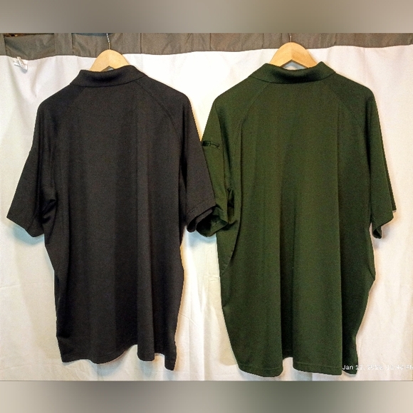 5.11 Tactical Series Polo Lot Black & Green Men's 2XL Performance Bundle (2) - Picture 9 of 9